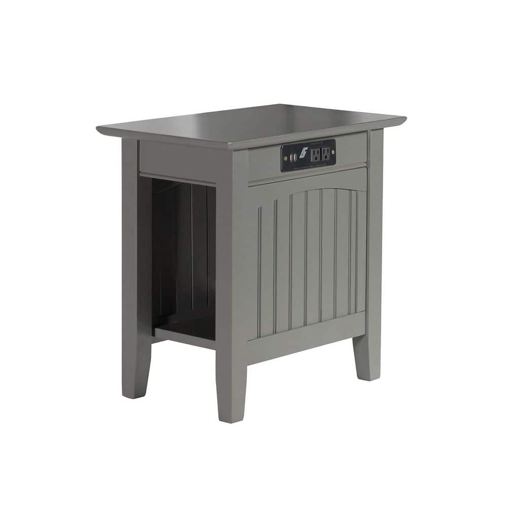 Nantucket Grey Chair Side Table with Charger price history on PriceWatchPro
