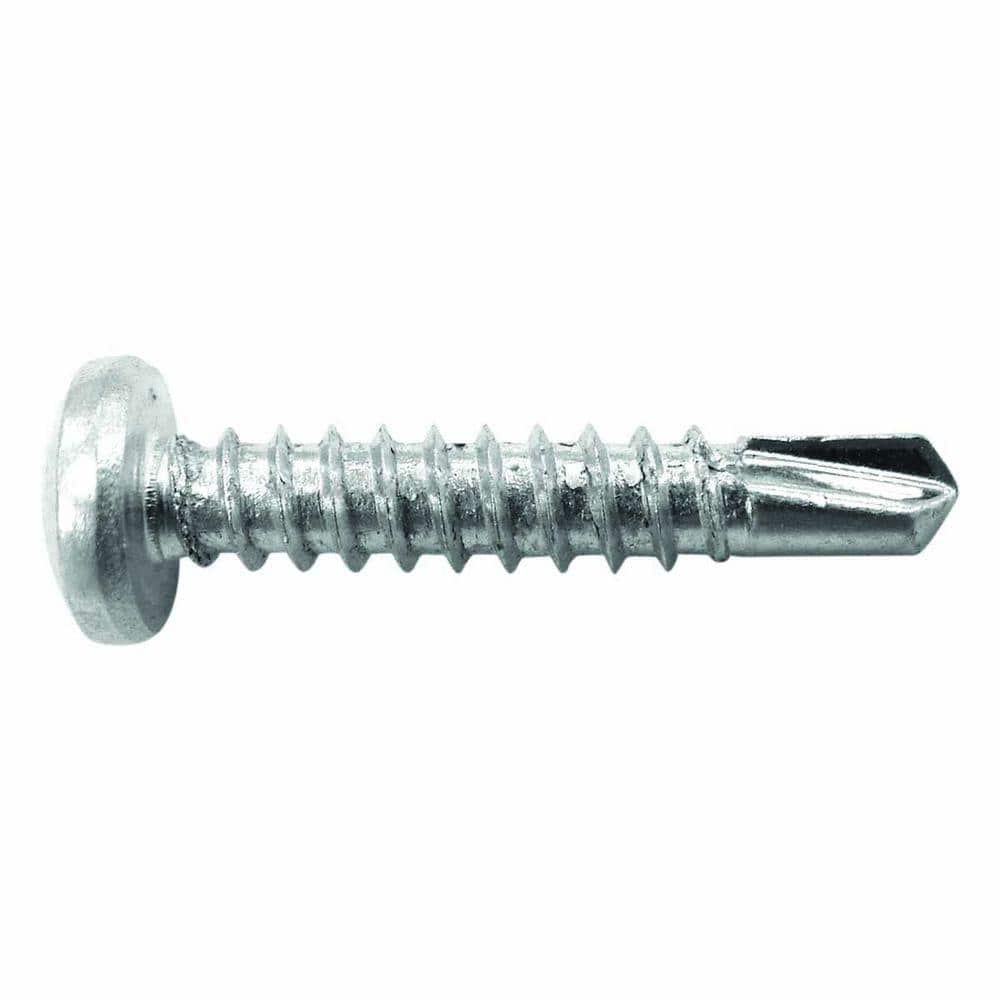 Drive Straight #10 1/2 in. Phillips Pan-Head Self-Drilling Screws (1 lb ...