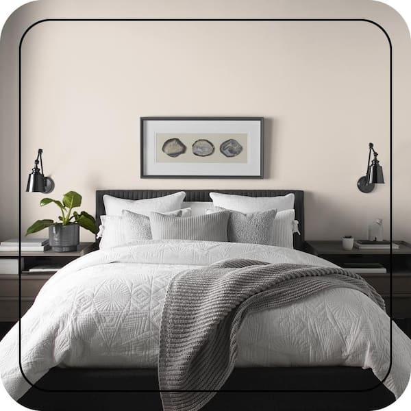 BEHR ULTRA - 1 gal. #N230-1 Castle Beige Extra Durable Eggshell Enamel Interior Paint & Primer