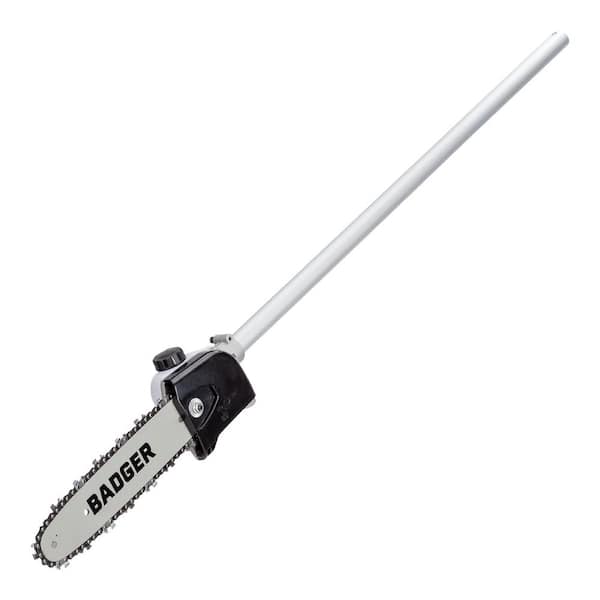 WILD BADGER POWER 10 in. Fixed Head Pole Saw (Fits Universal System Attachment Capable String Trimmers)