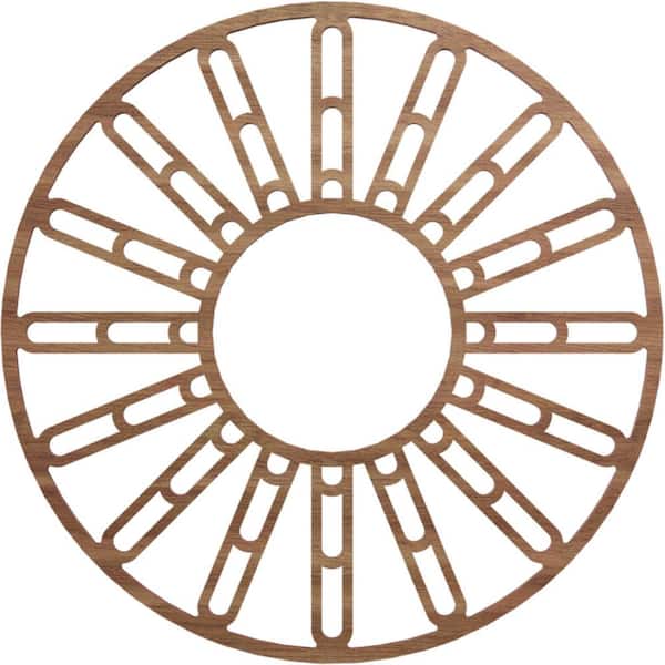Ekena Millwork 0.25 in. x 6.5 in. x 18 in. Wood Medallion Moulding