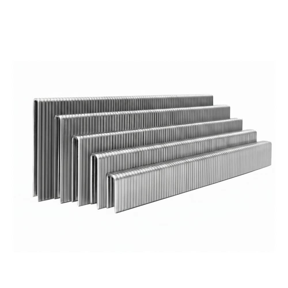 Hand Tool Type 1/4 inch Narrow Crown Staples 304 Stainless Steel Silver Assorted 1600 Pack for Stapler Gun price history on PriceWatchPro