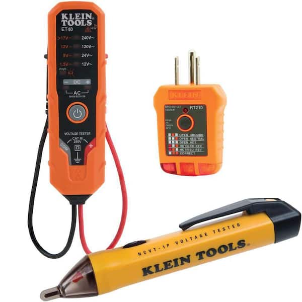 Klein Tools Voltage Tester Set, 3-Piece