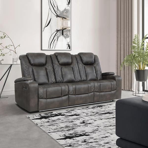 Ashley turbulance discount power reclining sofa