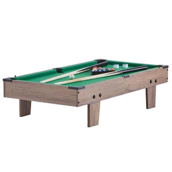 32 in. Air Hockey Table, 4-in-1 Combo Game Table Set, Multi Combination Table with Pool Billiard, Hockey, Foosball