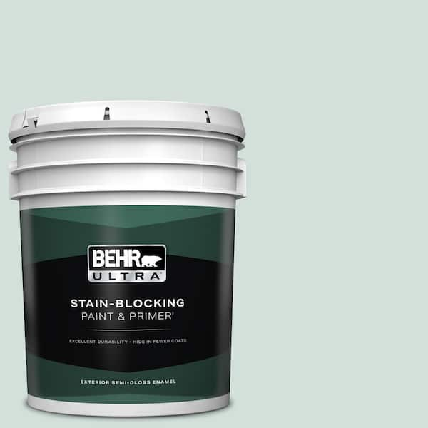 BEHR ULTRA 5 gal. #S430-1 Melting Moment Semi-Gloss Enamel Exterior Paint & Primer