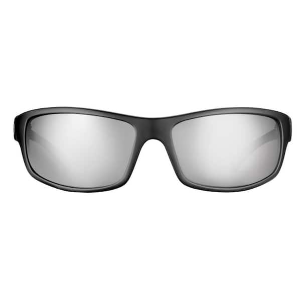 Flying Fisherman Slack Tide Polarized Sunglasses in Black Frame with Smoke  Silver Mirror Lens 7756BSS - The Home Depot