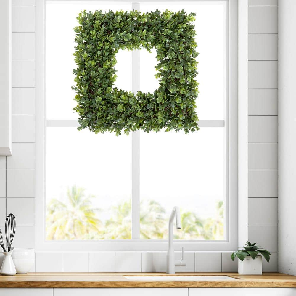 Eucalyptus wreath, greenery wreath, small full wreath, kitchen wreath, year round wreath, Christmas wreath, summer wreath, classic good wreath