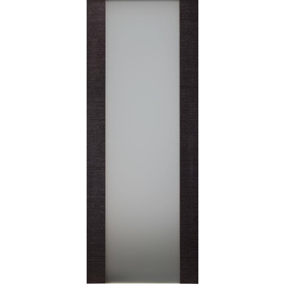 Avanti 202 18 in. x 80 in. Full Lite SolidCore Frosted Glass Black Apricot Finished Wood Composite Interior Door Slab price history on PriceWatchPro