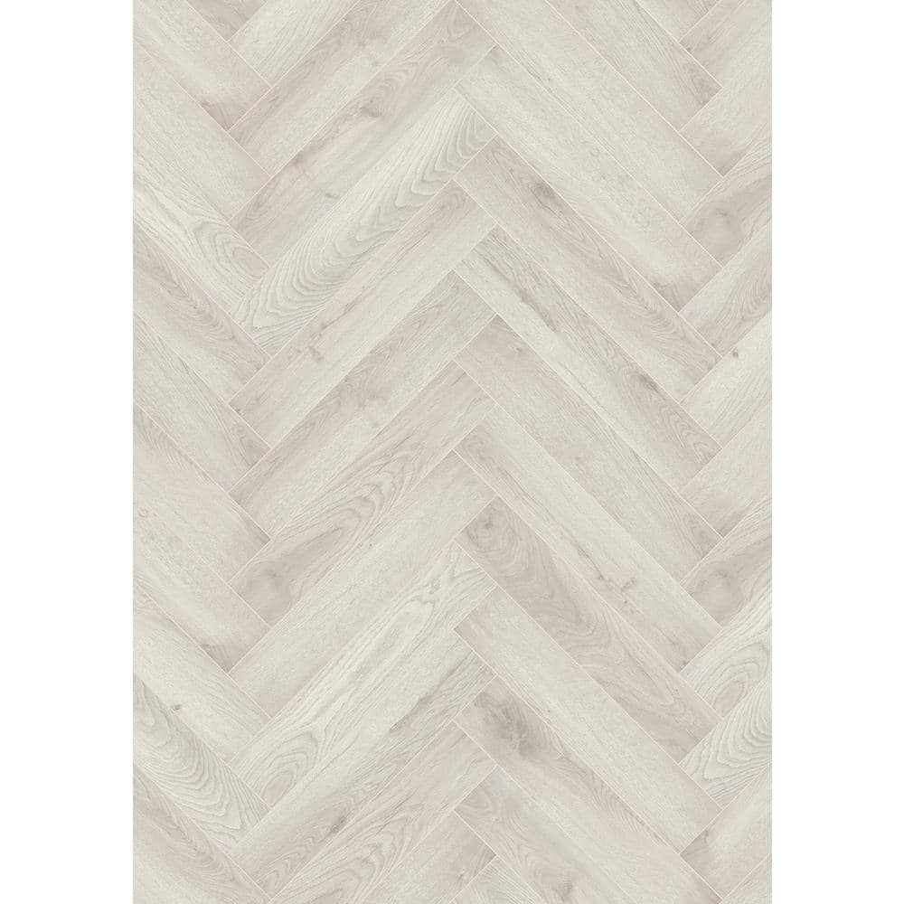 Chantilly Oak Herringbone 8mm T x 4.96 in. W Water Resistant Laminate Wood Flooring (9.40 sq. ft./Case) price history on PriceWatchPro