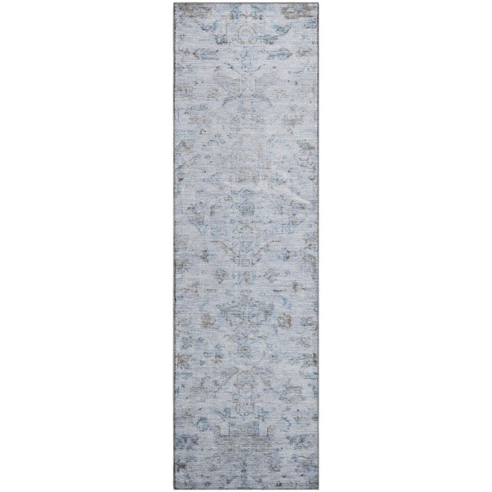 Mayfield Premium Machine Washable Abstract AMF2322 Sky 2 ft. x 7 ft. Runner Rug price history on PriceWatchPro