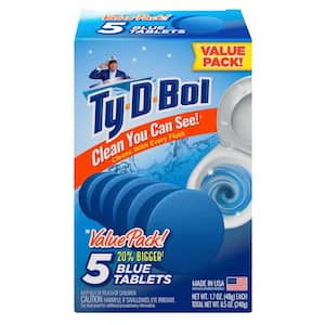 1.7 oz. Toilet Bowl Cleaning Tablets (5-Tablets)