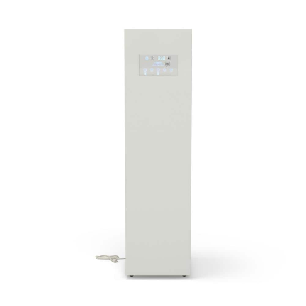 59 3â„16 in. Steam Dryer Closet REMOVE WRINKLES Sanitize Deodorize Refresh Slim110V in White
