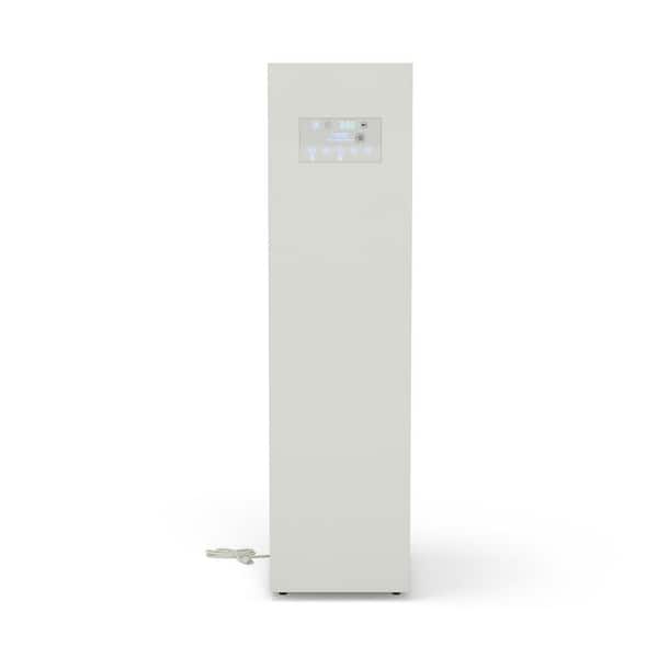 59 3⁄16 in. Steam Dryer Closet REMOVE WRINKLES Sanitize Deodorize Refresh Slim110V in White