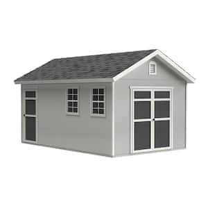 Fairfax Do-It-Yourself 10 ft. x 16 ft. Outdoor Wood Shed with Windows and Side Door (160 sq. ft.)