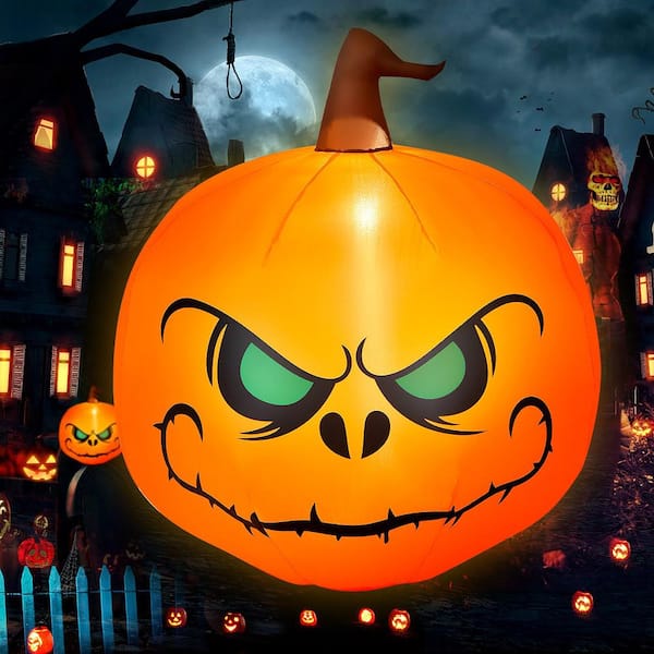 Costway 4 ft. LED Light Animatronic Halloween Inflatable Costway 4 ft. LED Light Animatronic Halloween Inflatable