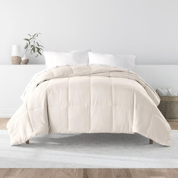 Becky Cameron Performance Ivory Solid Queen Comforter