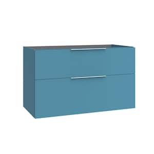 Dalia 38.9 in. Bath Vanity Cabinet without Top in Island Matte Assembled