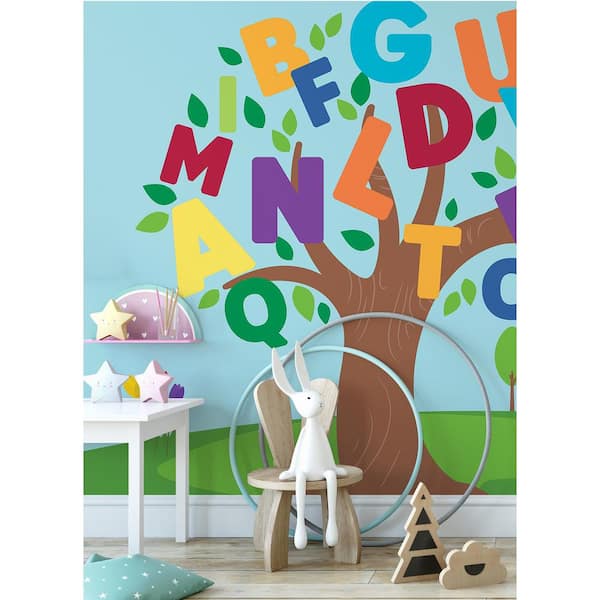 RoomMates Colorful Lowercase Alphabet Giant Peel and Stick Wall