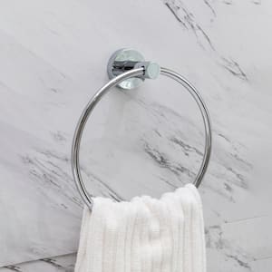 Venezia 4-Piece 24-in. Towel Bar Bathroom Hardware Set in Chrome