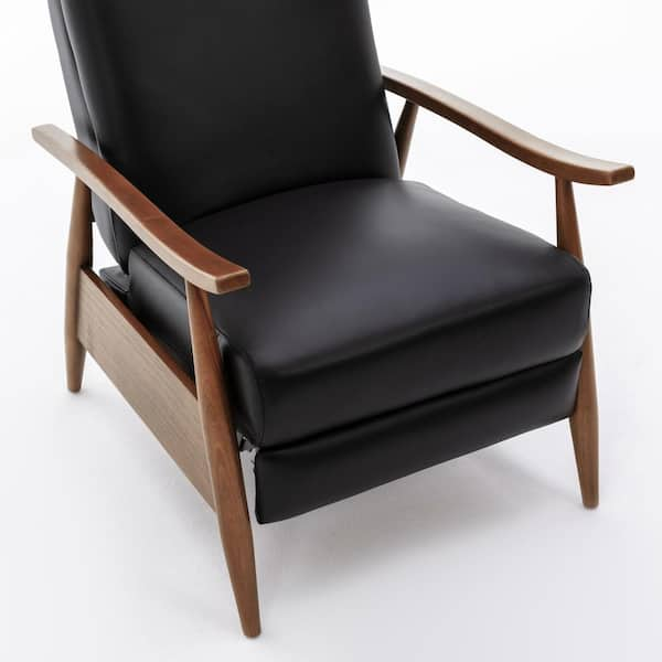 retro cool, looking circles wooden arm ￼Recliner Chair