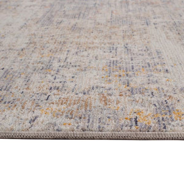 8 X 11 Yellow Solid Color Washable Area Rug Runner Rug