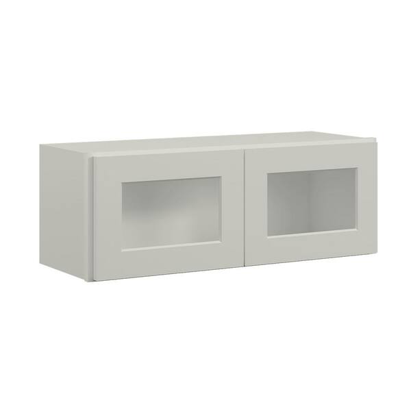 12 in. W x 12 in. D x 12 in. H in Shaker Dove Plywood Ready to Assemble Wall Cabinets without Glass