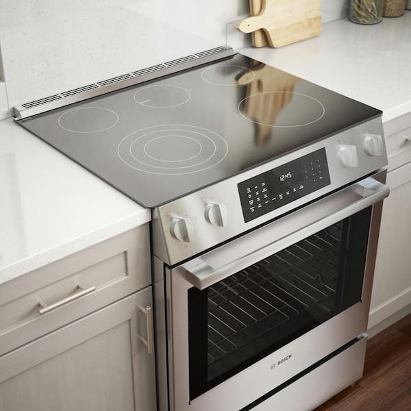 Bosch Benchmark Series 30 in. 4.6 cu. ft. Slide In Electric Range