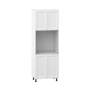 Alton 30 in. W x 89.5 in. H x 24 in. D Painted White Shaker Assembled Single Oven Kitchen Cabinet