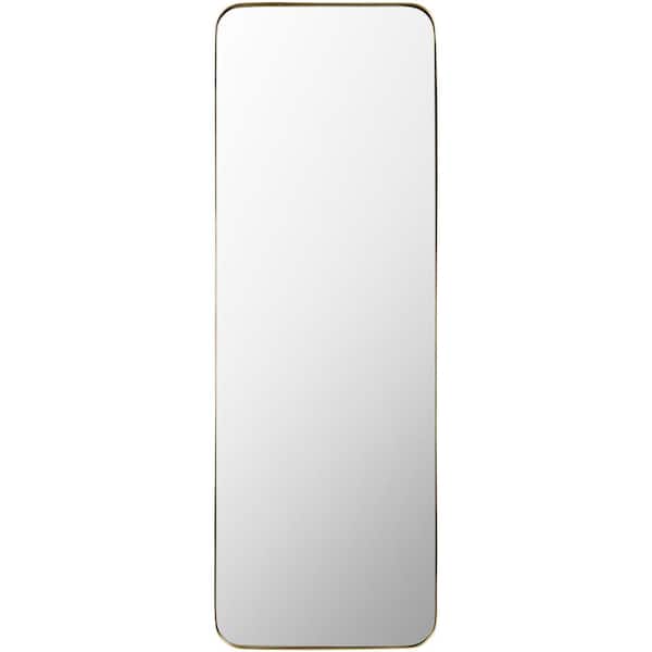 Livabliss Kaelan 65 in. H x 22 in. W Black/Gold Framed Decorative Mirror