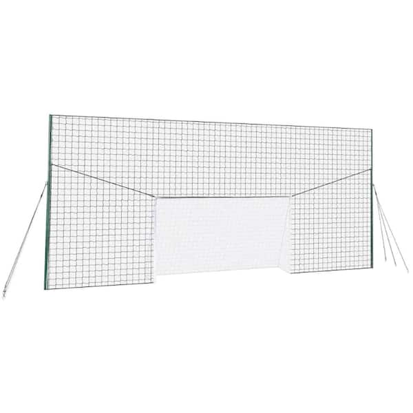 OPEN GOAAAL JX-OGFS1 Soccer Practice Net Rebounder Backstop with Goal, Standard