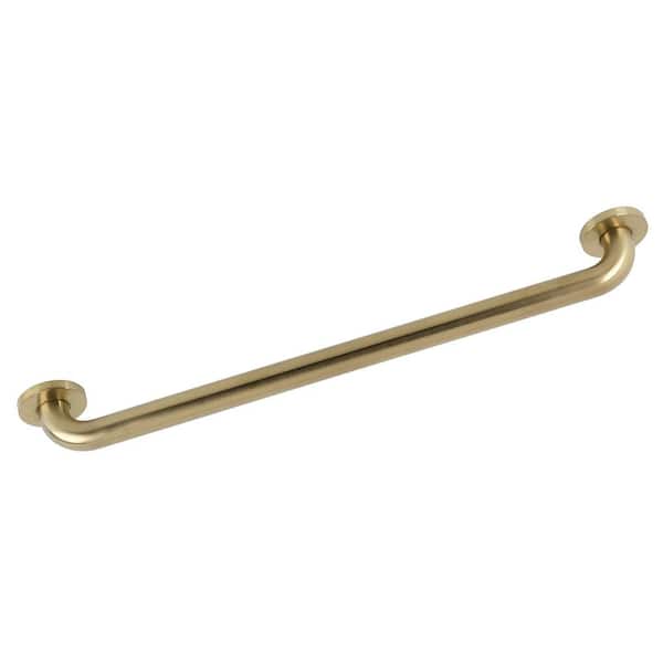 Silver Sage 24 in. x 1-1/4 in. Grab Bar in Brushed Brass