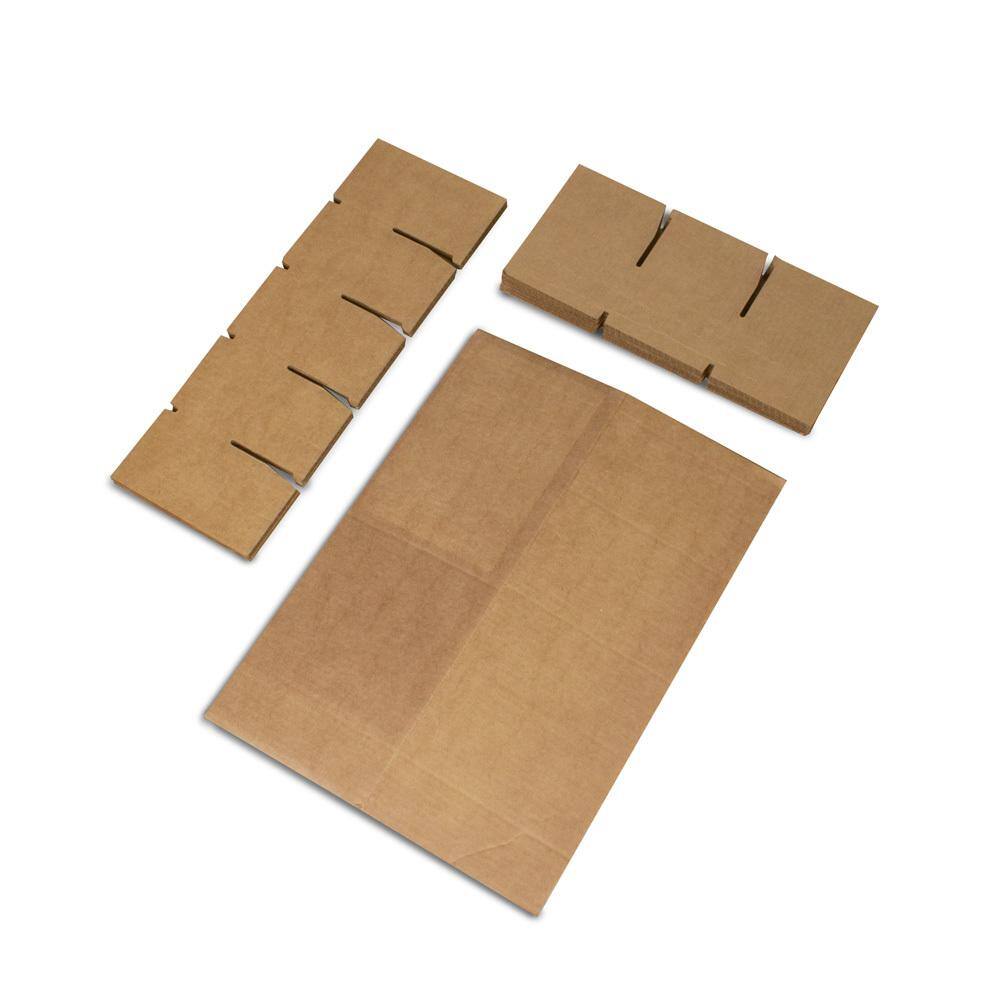 Beige Cardboard Glass Divider Kit for Kitchen and Garage
