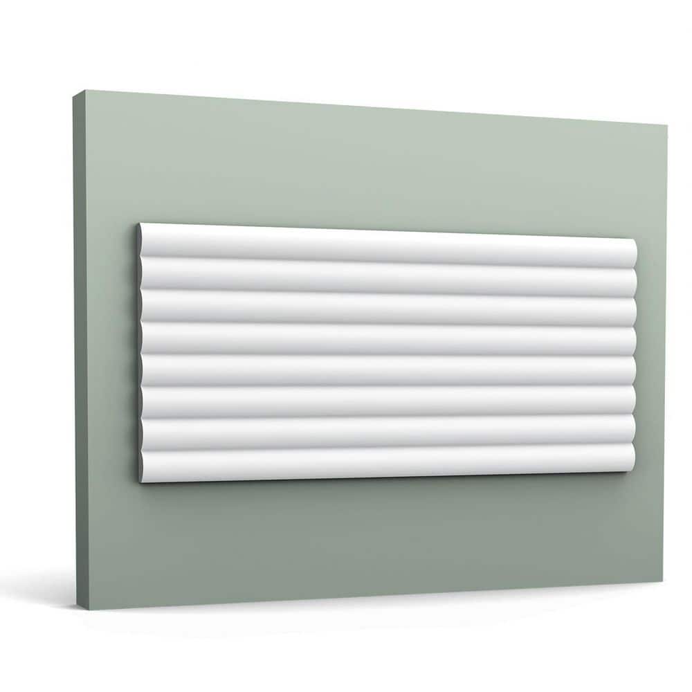 Primed White Textured Polyurethane Wall Panel Moulding