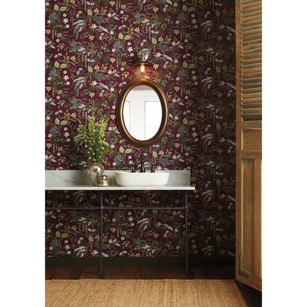 60.75 sq. ft. Juniper Forest Wallpaper