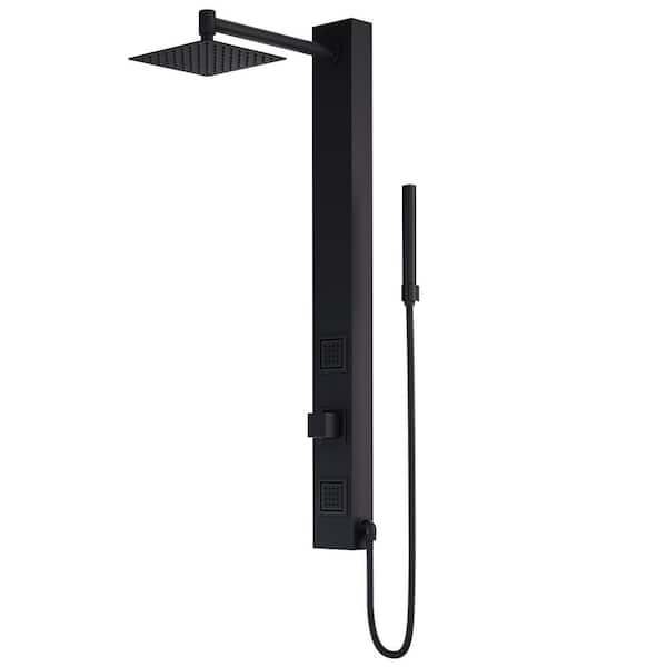 VIGO Orchid, 39 in. H x 4 in. W, 2-Jet High Pressure Shower Panel