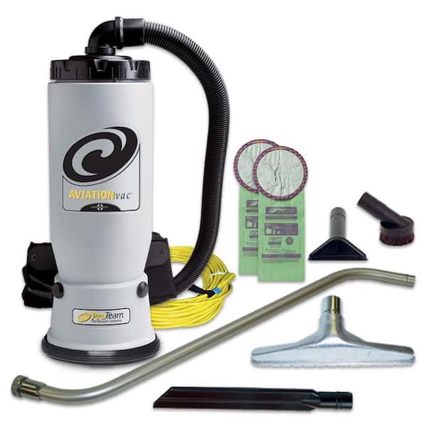 ProTeam AviationVac 6 qt. Backpack Vac with Xover Multi-Surface Telescoping Wand Tool Kit