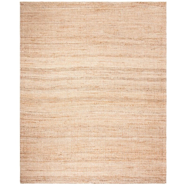Marbella Natural/Ivory 8 ft. x 10 ft. Solid Area Rug