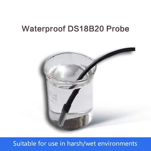 UbiBot WS1 Cloud-based WIFI Temperature Sensor, Wireless 2.4GHZ Temperature  and Humidity Monitor WS1 Pro - The Home Depot