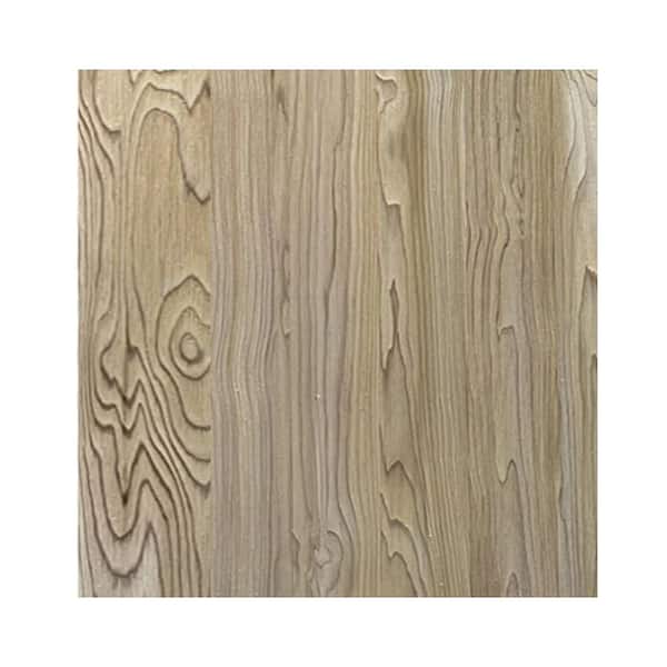 1/4 in. x 12 in. x 2 ft. Square Edge Natural Wood Wire Brushed Veneer MDF Boards (1-Pieces)