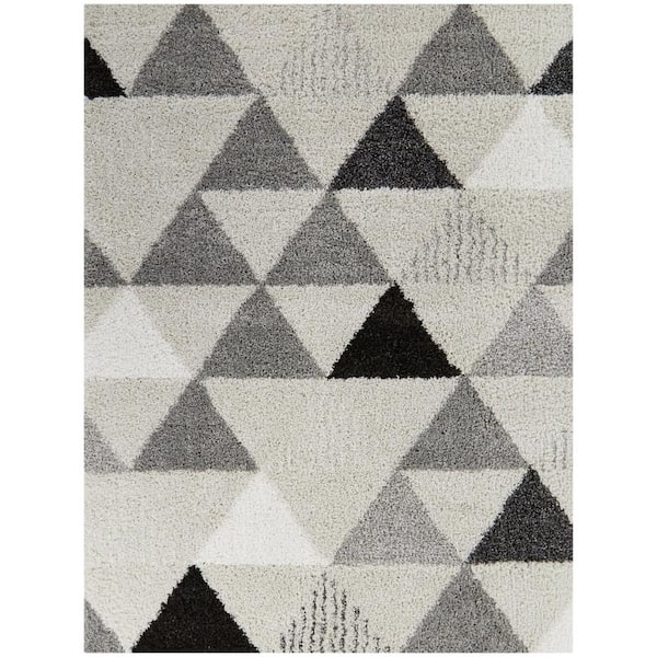 BALTA Parler Cream 8 ft. x 10 ft. Geometric Area Rug