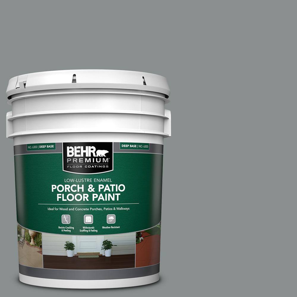 5 gal. #PFC-47 Raw Steel Low-Lustre Enamel Interior/Exterior Porch and Patio Floor Paint price history on PriceWatchPro