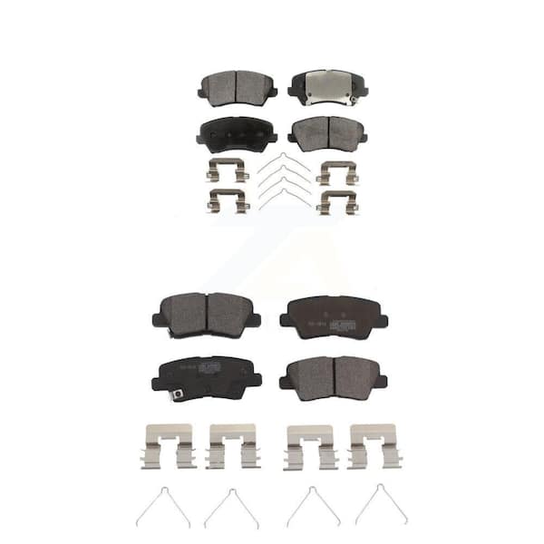 TEC Front Rear Ceramic Brake Pads Kit For Hyundai Veloster Elantra GT KTC-100310