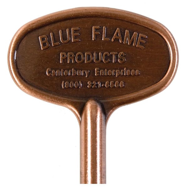 Blue Flame 8 in. Universal Gas Valve Key in Antique Copper