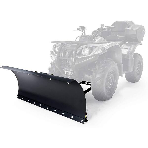 BLACK BOAR 48 in. 66016 Heavy-Duty ATV/UTV Adjustable Long Snow Plow Implement Kit