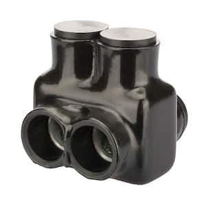 500 MCM - 4 AWG Insulated Tap Connector, Black