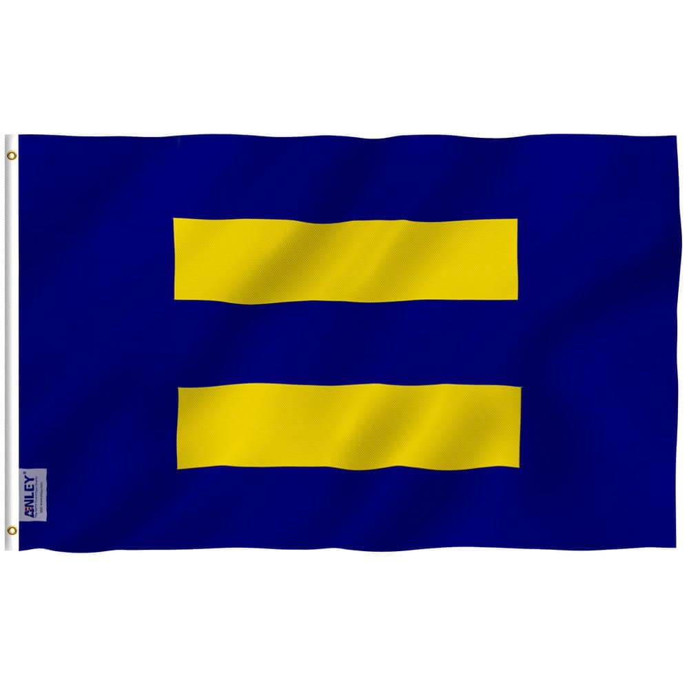 Fly Breeze 3 ft. x 5 ft. Polyester Human Rights Flag 2-Sided Flags Banners 