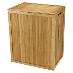 Natural Bamboo Hamper with Lid