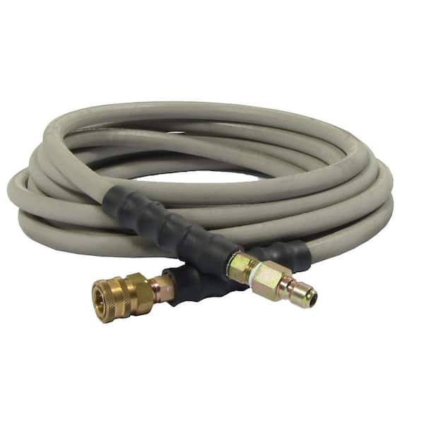 SIMPSON Wrapped 3/8 in. x 50 ft Replacement/Extension Hose with QC Connections for Hot/Cold Water 4000 PSI Pressure Washers