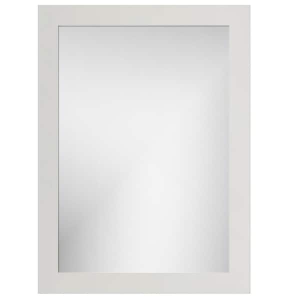 Simplicity by Strasser 24 in. W x .75 in. D x 32 in. Framed Mirror Square Dewy Morning